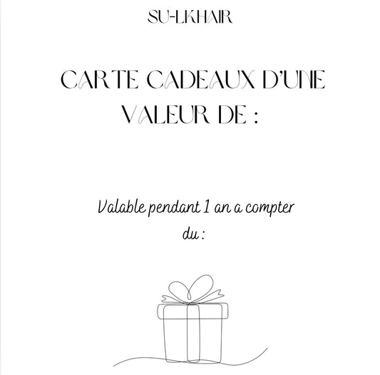 CARTE CADEAU